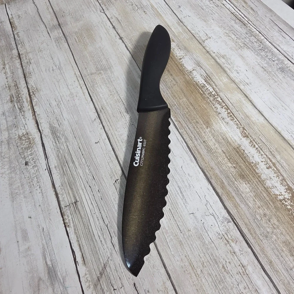 Cuisinart Advantage 6.5 inch Serrated Utility Knife Black C7712PMBPC-6SUT